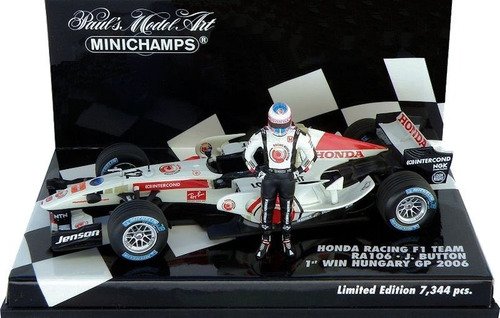 ミニカー Honda Racing F1 Team RA106 J. Button Honda Racing F1 Team RA106 J. Button Honda Racing F1 Team - J