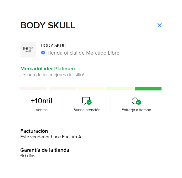 Body Skull - Tienda Oficial en Mercado Libre