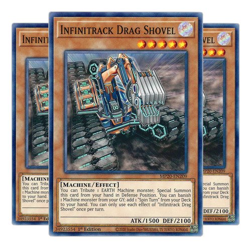 Yugi-oh! Infinitrack Drag Shovel Inch-en004 Común Inglés - Comprar en ...